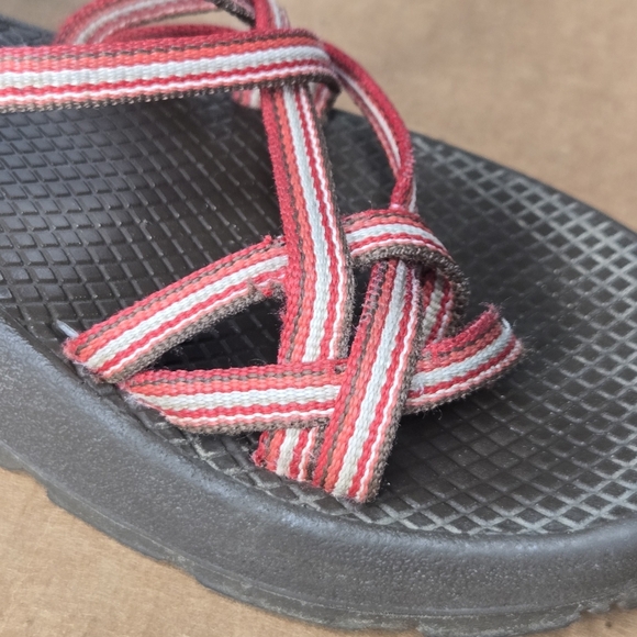 Chaco Womens ZX Pink Brown Striped Double Strap Outdoor Hiking Camping Sandals 8 - Picture 5 of 11